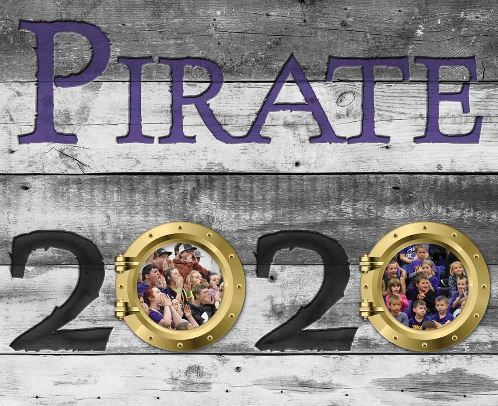 Sneak peak of the 2020 Pirate Yearbook Cover