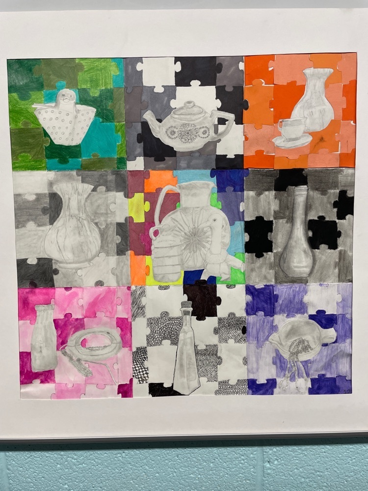 Maria’s mixed media still life artwork