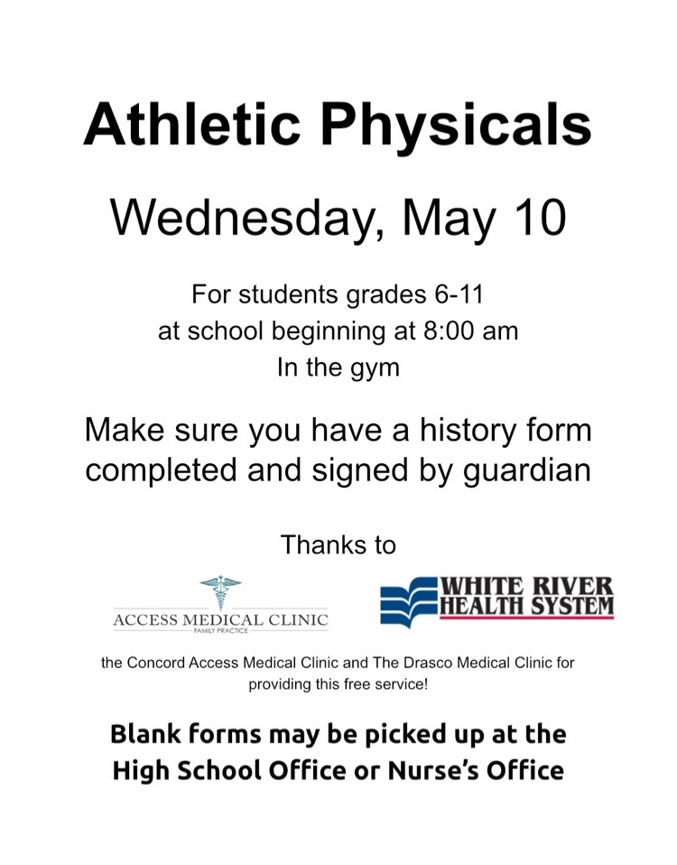 Athletic Physicals 