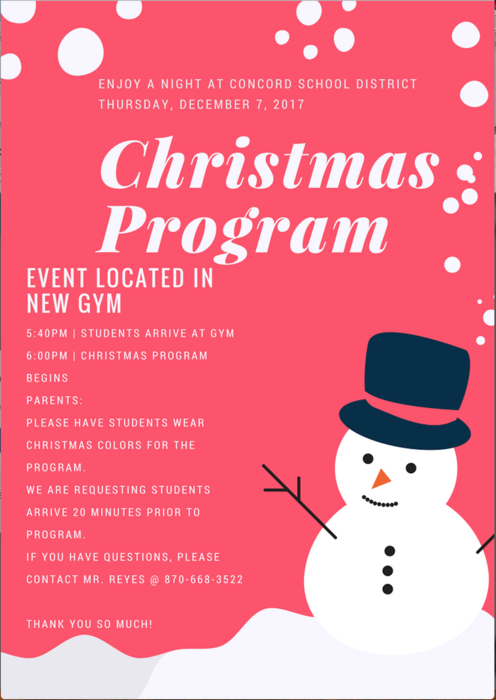 Christmas Program 