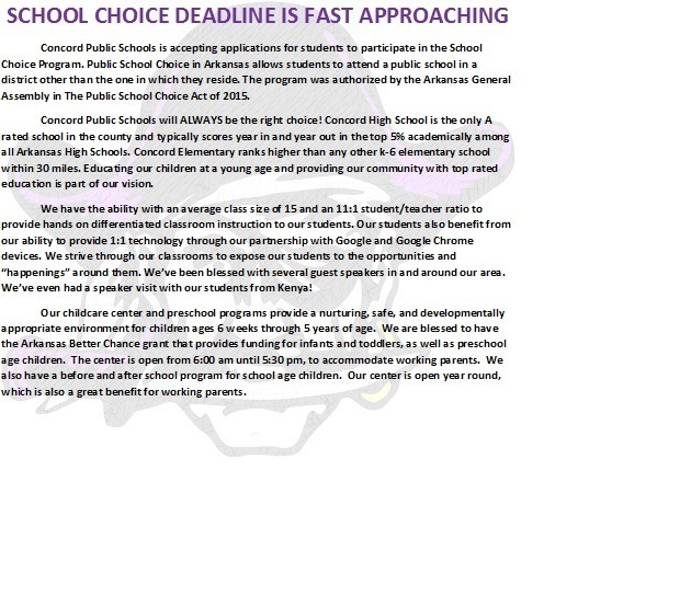 concord grade school price